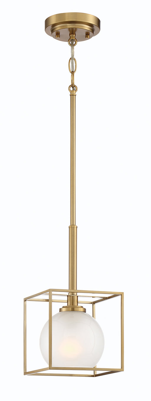 Designers Fountain - 94530-BG - One Light Mini Pendant - Cowen - Brushed Gold
