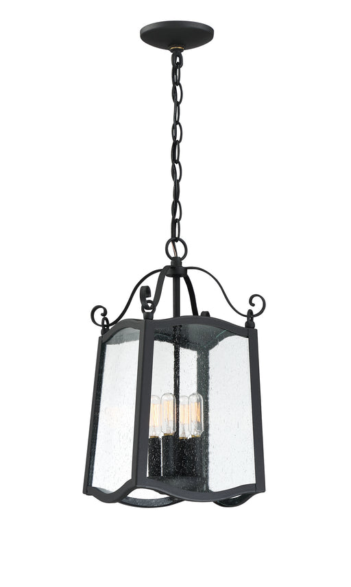 Designers Fountain - 94794-BK - Four Light Hanging Lantern - Glenwood - Black