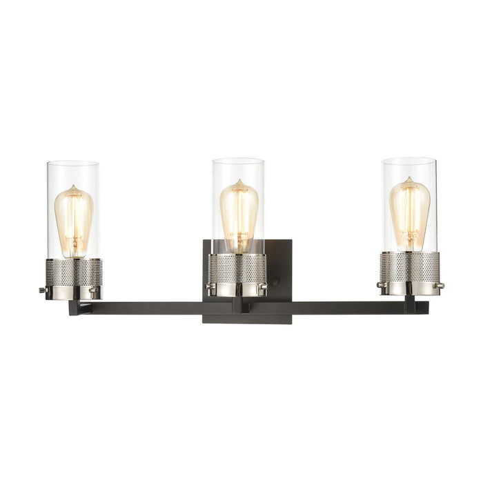 Elk Lighting - 12142/3 - Three Light Vanity - Bergenline - Polished Nickel