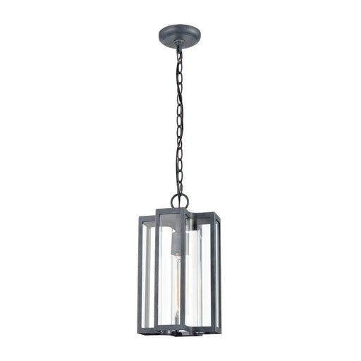 Elk Lighting - 45167/1 - One Light Outdoor Hanging Lantern - Bianca - Aged Zinc