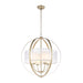 Elk Lighting - 57039/4 - Four Light Chandelier - Diffusion - Aged Silver