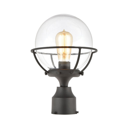 Elk Lighting - 57293/1 - One Light Outdoor Post Lantern - Girard - Charcoal