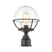 Elk Lighting - 57293/1 - One Light Outdoor Post Lantern - Girard - Charcoal