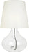 Robert Abbey - 459W - One Light Table Lamp - June - Clear Glass Body w/ Black Fabric Wrapped Cord