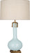 Robert Abbey - BB992 - One Light Table Lamp - Athena - Baby Blue Glazed Ceramic w/ Aged Brass