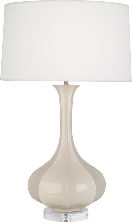Robert Abbey - BN996 - One Light Table Lamp - Pike - Bone Glazed Ceramic