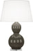 Robert Abbey - CG997 - One Light Table Lamp - Williamsburg Randolph - Gray Taupe Glazed Ceramic w/ Lucite Base