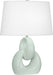 Robert Abbey - CL981 - One Light Table Lamp - Fusion - Celadon Glazed Ceramic w/ Polished Nickel