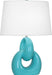 Robert Abbey - EB981 - One Light Table Lamp - Fusion - Egg Blue Glazed Ceramic w/ Polished Nickel