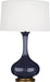 Robert Abbey - MB994 - One Light Table Lamp - Pike - Midnight Blue Glazed Ceramic w/ Aged Brass