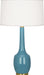 Robert Abbey - OB701 - One Light Table Lamp - Delilah - Steel Blue Glazed Ceramic