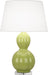 Robert Abbey - PG997 - One Light Table Lamp - Williamsburg Randolph - Muted Chartreuse Glazed Ceramic w/ Lucite Base
