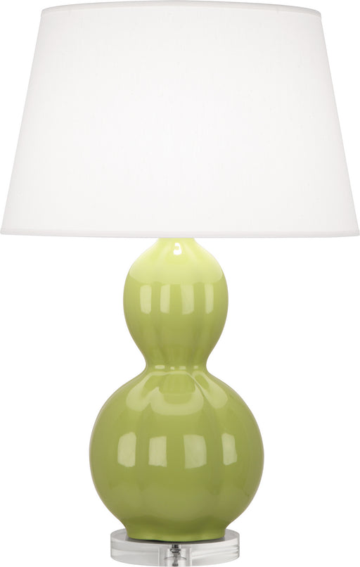 Robert Abbey - PG997 - One Light Table Lamp - Williamsburg Randolph - Muted Chartreuse Glazed Ceramic w/ Lucite Base