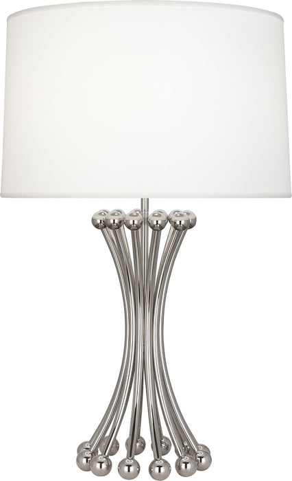 Robert Abbey - S475 - One Light Table Lamp - Jonathan Adler Biarritz - Polished Nickel