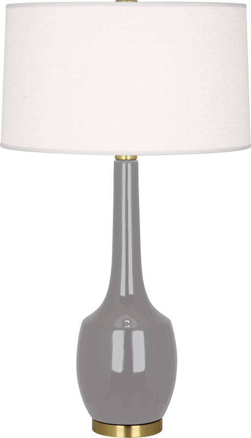 Robert Abbey - ST701 - One Light Table Lamp - Delilah - Smoky Taupe Glazed Ceramic