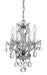 Crystorama - 5534-CH-CL-S - Four Light Chandelier - Traditional Crystal - Polished Chrome