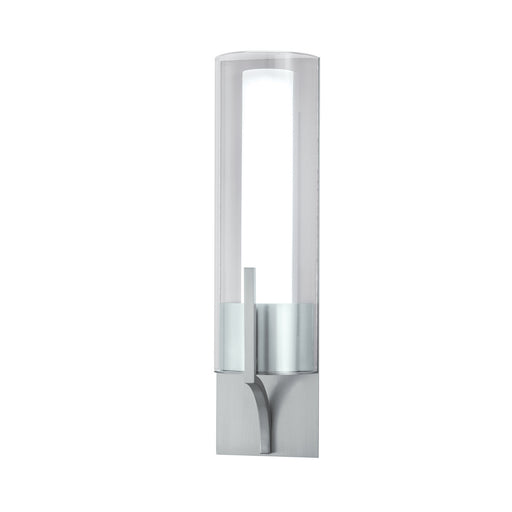 Norwell Lighting - 8144-BN-CL - LED Wall Sconce - Slope Sconce - Brushed Nickel
