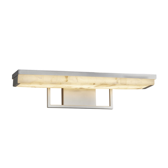 Justice Designs - ALR-9071-NCKL - LED Bath Bar - Alabaster Rocks! - Brushed Nickel