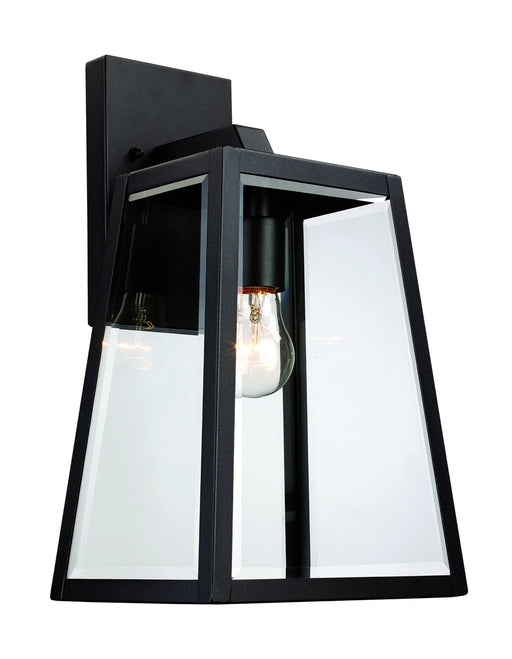 Trans Globe Imports - 50212 BK - One Light Wall Lantern - Obsidian - Black