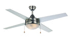 Trans Globe Imports - F-1024 BN - 52``Ceiling Fan - Brushed Nickel