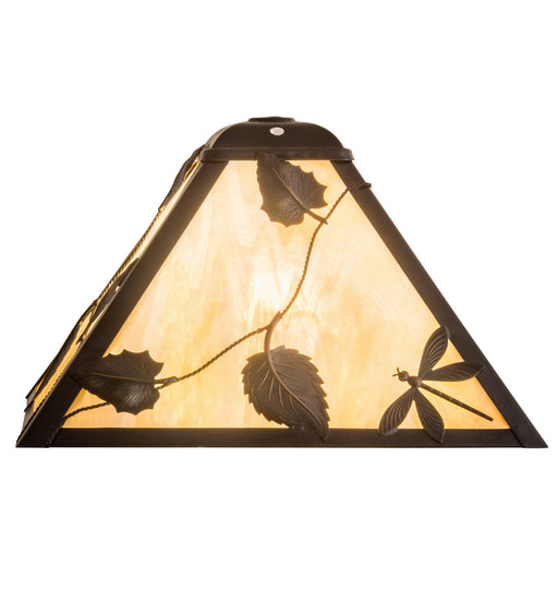 Meyda Tiffany - 189381 - Shade - Vine Leaf - Craftsman Brown