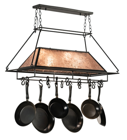 Meyda Tiffany - 215593 - Two Light Pot Rack - Mission - Wrought Iron