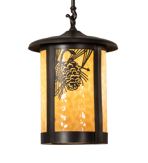 Meyda Tiffany - 215710 - One Light Pendant - Fulton - Craftsman Brown