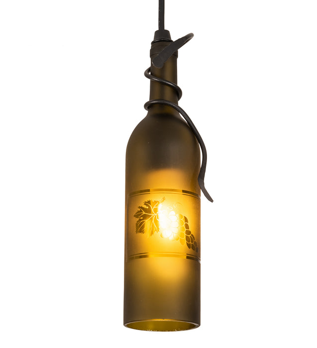 Meyda Tiffany - 215751 - One Light Pendant - Tuscan Vineyard - Mahogany Bronze