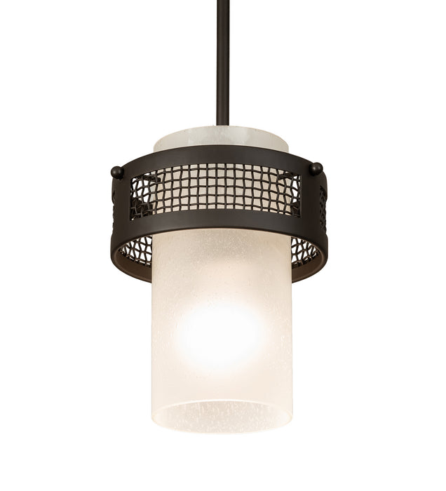 Meyda Tiffany - 216797 - One Light Pendant - Maglia Semplice - Oil Rubbed Bronze