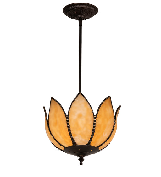 Meyda Tiffany - 217492 - One Light Pendant - Tulip - Mahogany Bronze