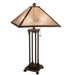 Meyda Tiffany - 218345 - Two Light Table Lamp - Mission - Mahogany Bronze