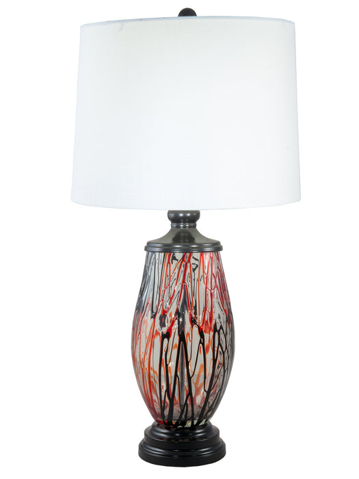 Dale Tiffany - AT18324 - One Light Table Lamp - Ebony Black