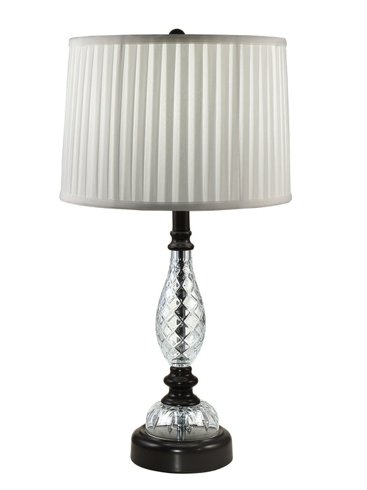 Dale Tiffany - GT18331 - One Light Table Lamp - Ebony Black