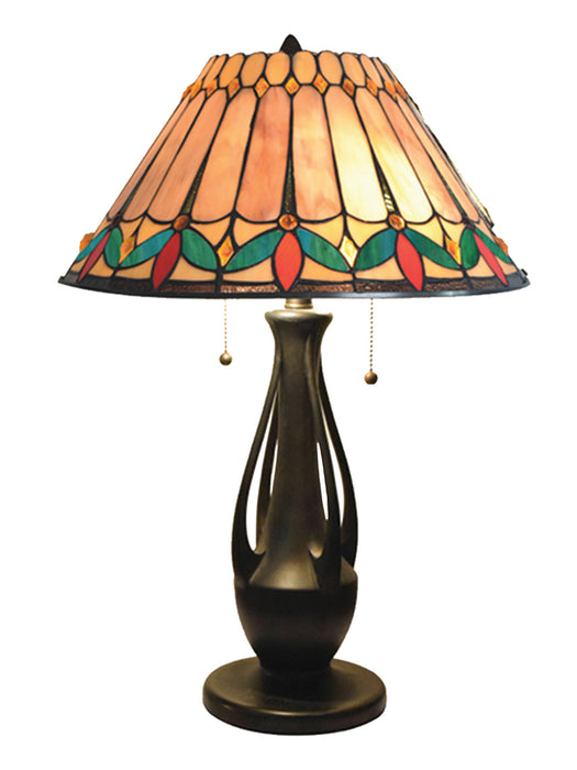 Dale Tiffany - TT18175 - Two Light Table Lamp - Dark Antique Bronze
