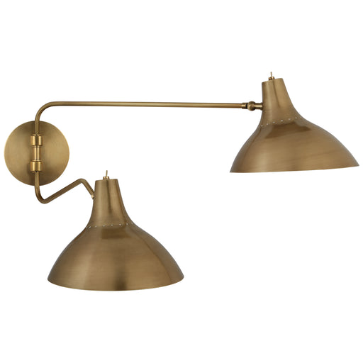 Visual Comfort - ARN 2071HAB - Two Light Wall Sconce - Charlton - Hand-Rubbed Antique Brass