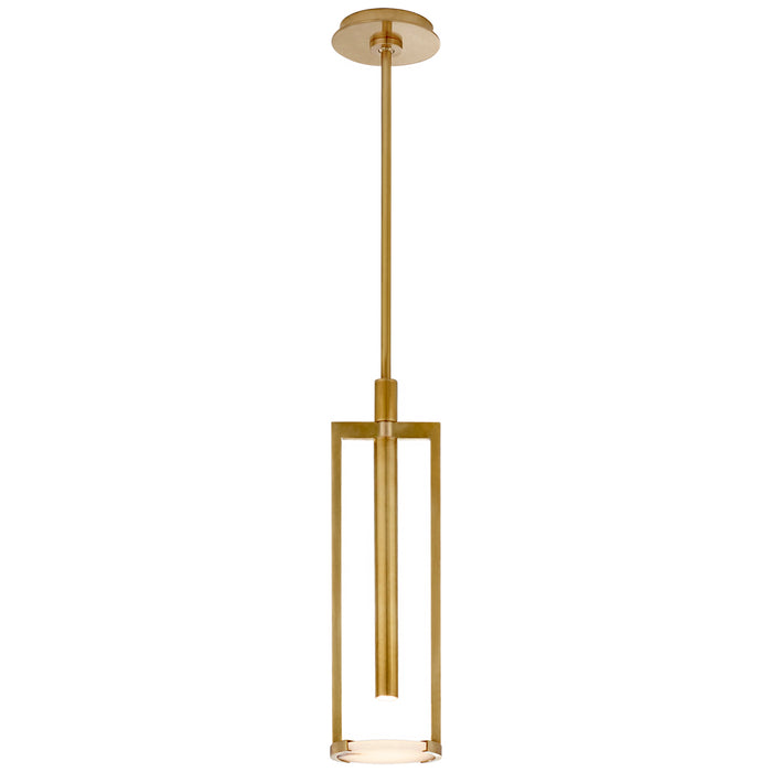 Visual Comfort - KW 5610AB-ALB - LED Pendant - Melange - Antique-Burnished Brass