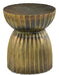 Currey and Company - 4000-0075 - Table/Stool - Antique Brass
