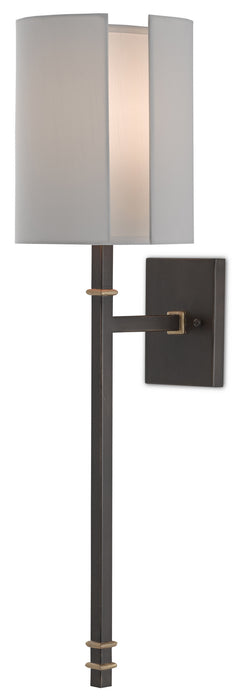 Currey and Company - 5000-0119 - One Light Wall Sconce - Hand Rubbed Bronze/Gold Leaf