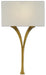 Currey and Company - 5000-0124 - One Light Wall Sconce - Antique Gold Leaf