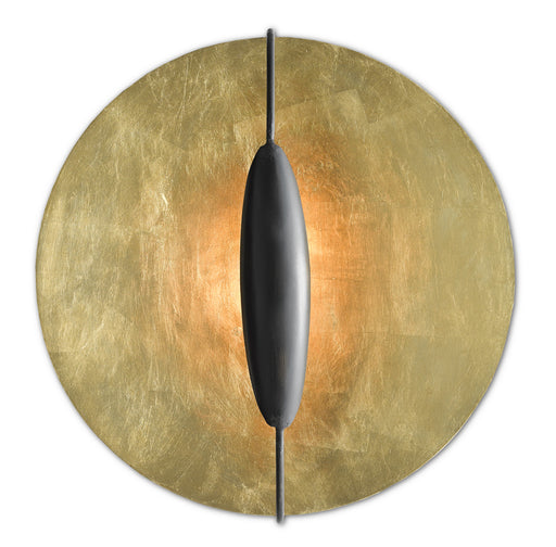 Currey and Company - 5000-0130 - One Light Wall Sconce - Gold Leaf/Painted Gold/French Black