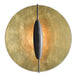 Currey and Company - 5000-0130 - One Light Wall Sconce - Gold Leaf/Painted Gold/French Black