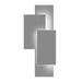 Sonneman - 7110.74-WL - LED Wall Sconce - Offset Panels™ - Textured Gray