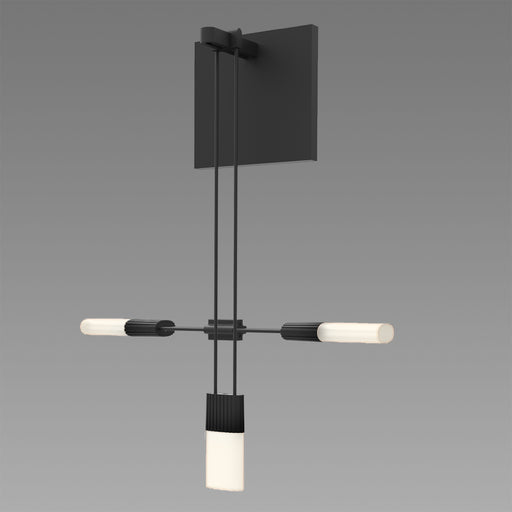 Sonneman - S1L02K-JFXXXX12-HC02 - One Light Wall Sconce - Suspenders® - Satin Black