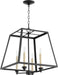 Quorum - 676-4-69 - Four Light Pendant - Textured Black