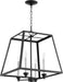 Quorum - 676-4-69 - Four Light Pendant - Textured Black