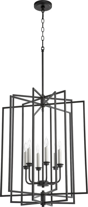 Hammond Entry Pendant-Foyer/Hall Lanterns-Quorum-Lighting Design Store