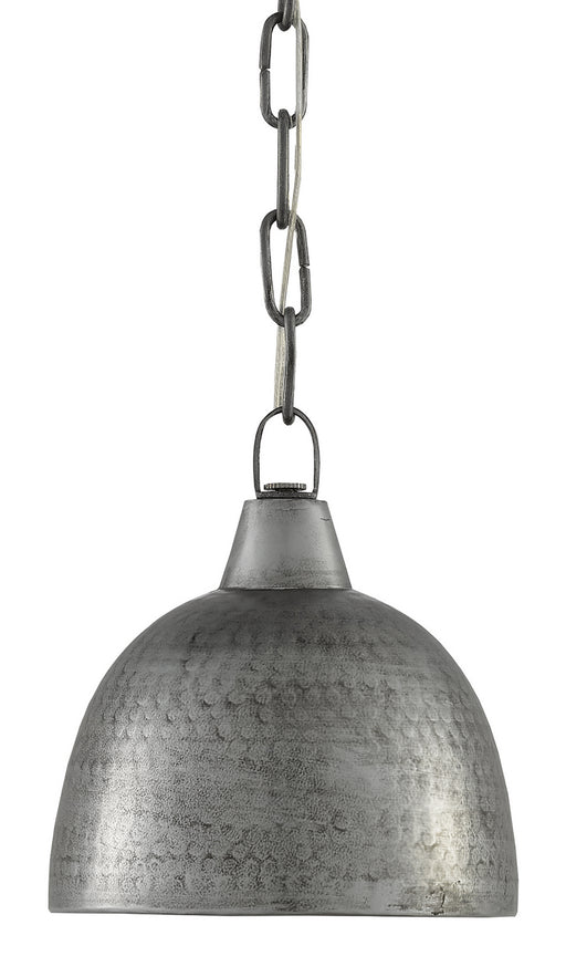 Currey and Company - 9000-0426 - One Light Pendant - Blackened Steel