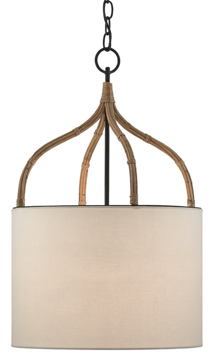 Currey and Company - 9000-0445 - One Light Pendant - Blacksmith/Natural