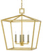 Currey and Company - 9000-0457 - Four Light Lantern - Gold Leaf
