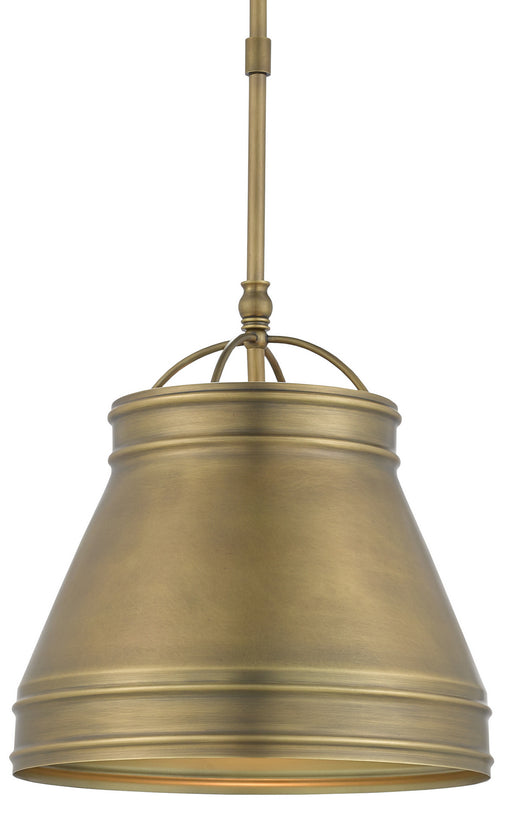 Currey and Company - 9000-0488 - One Light Pendant - Antique Brass